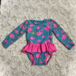 Wave Zone long sleeve‎ toddler swimsuit